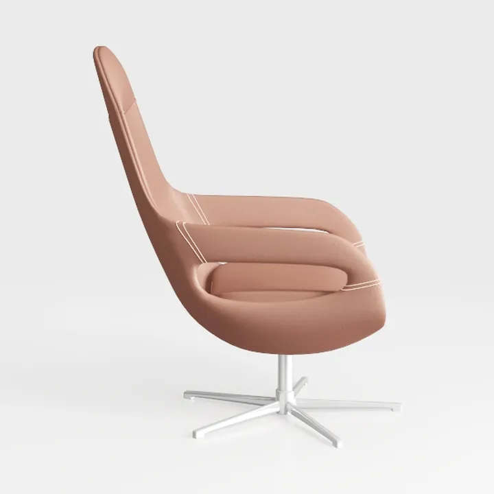 Executive Leather Adjustable Chair Swivel Home Off