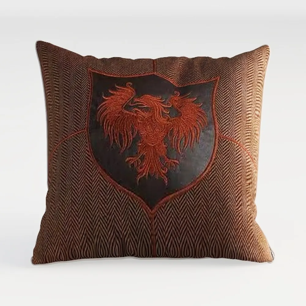 Yaertun Set of 2 Faux Leather Stripe Decorative