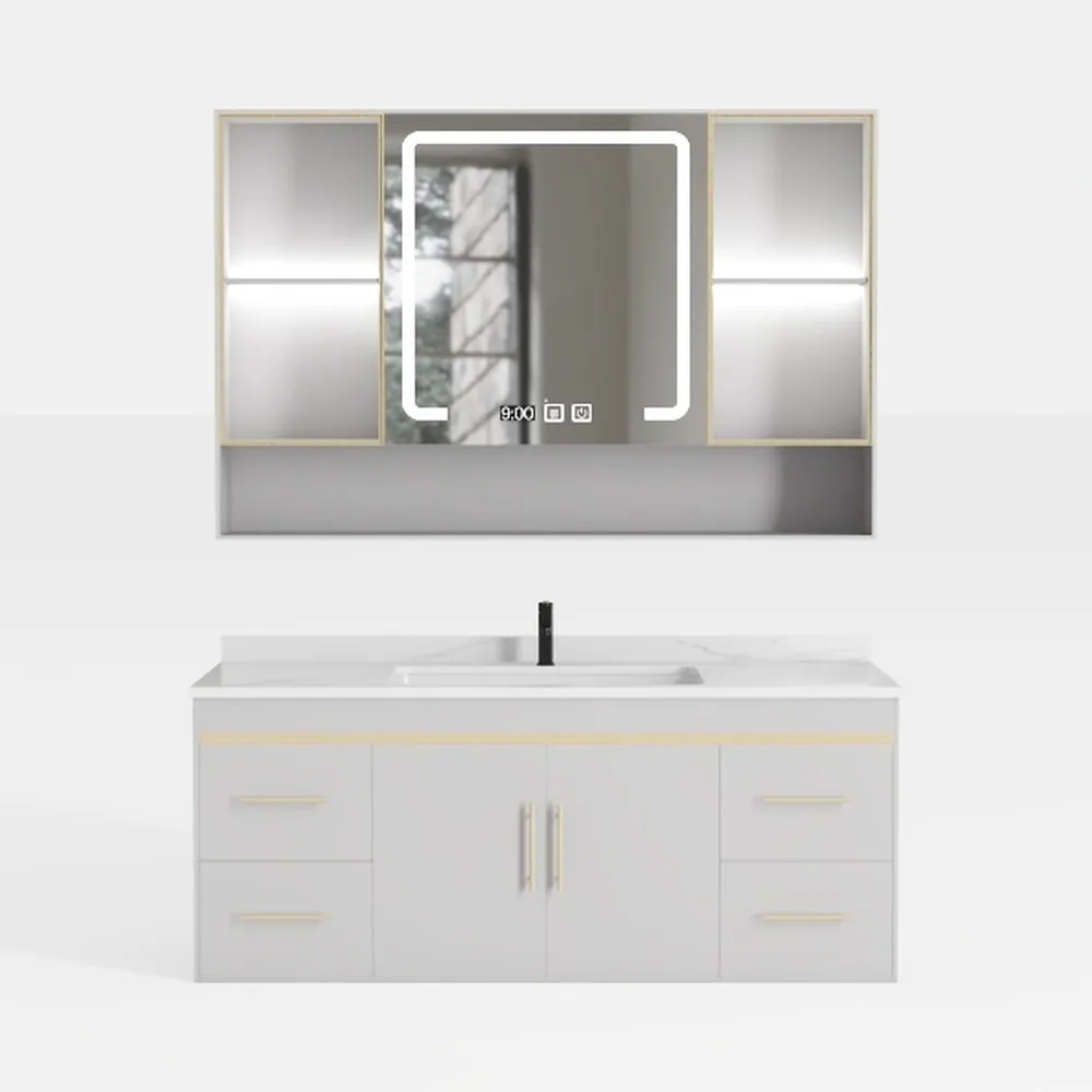 9 Drawer Dresser with LED Light and Charging