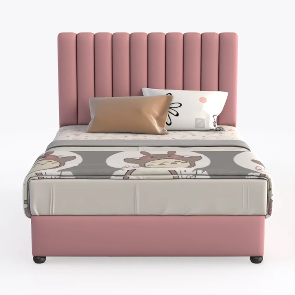 Upholstered Full Size Bed with 4 Storage Drawers a