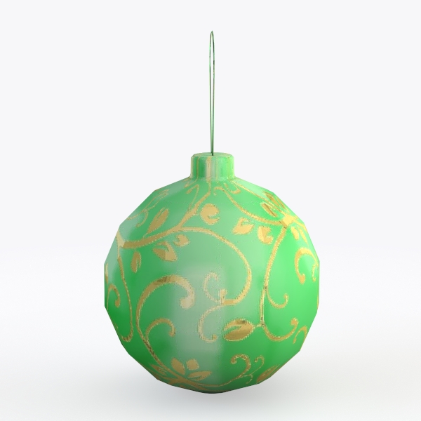 Green ornament