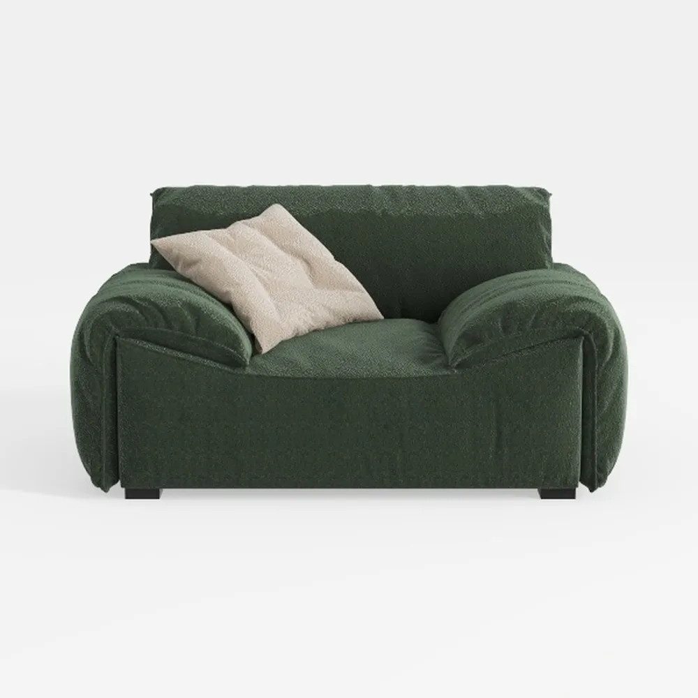 FEMICON Lazy Floor Sofa Ergonomic Lounge Chair wit