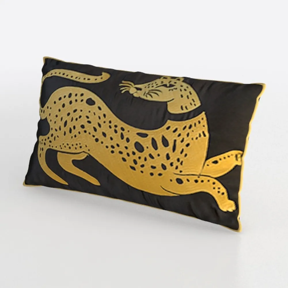 JWH Leopard Print Throw Pillow Cover Decorative Ve