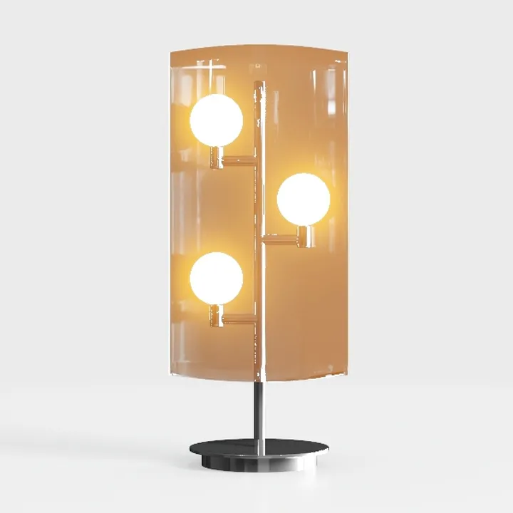 Rattan Table Lamps for Living Room, 3 Way Dimmable