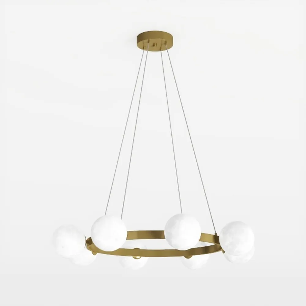 Modern Gold Pendant Lighting for Kitchen Island