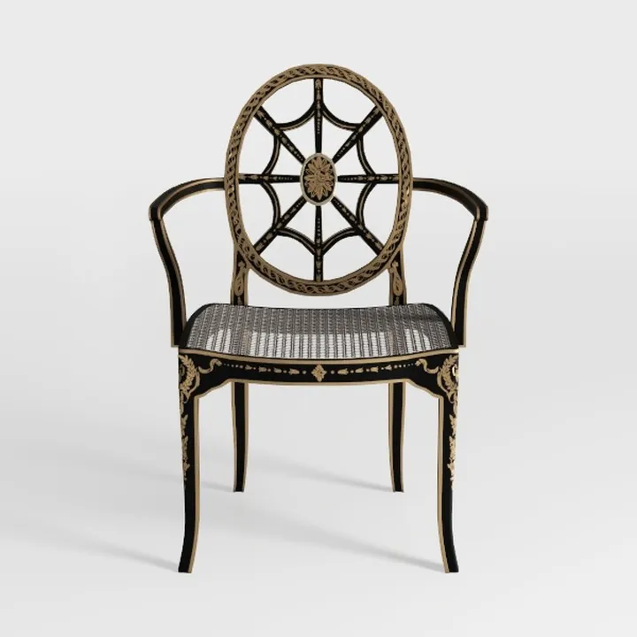AUBRY GASPARD Poltrona rotonda in rattan Jazz