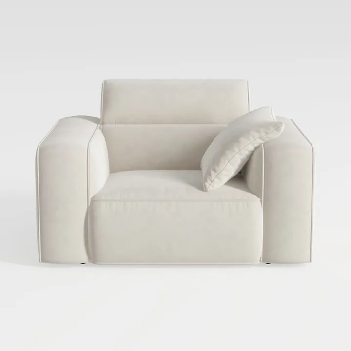 Chenille Oversized Armchair, 38.6" Wide Accent Cha