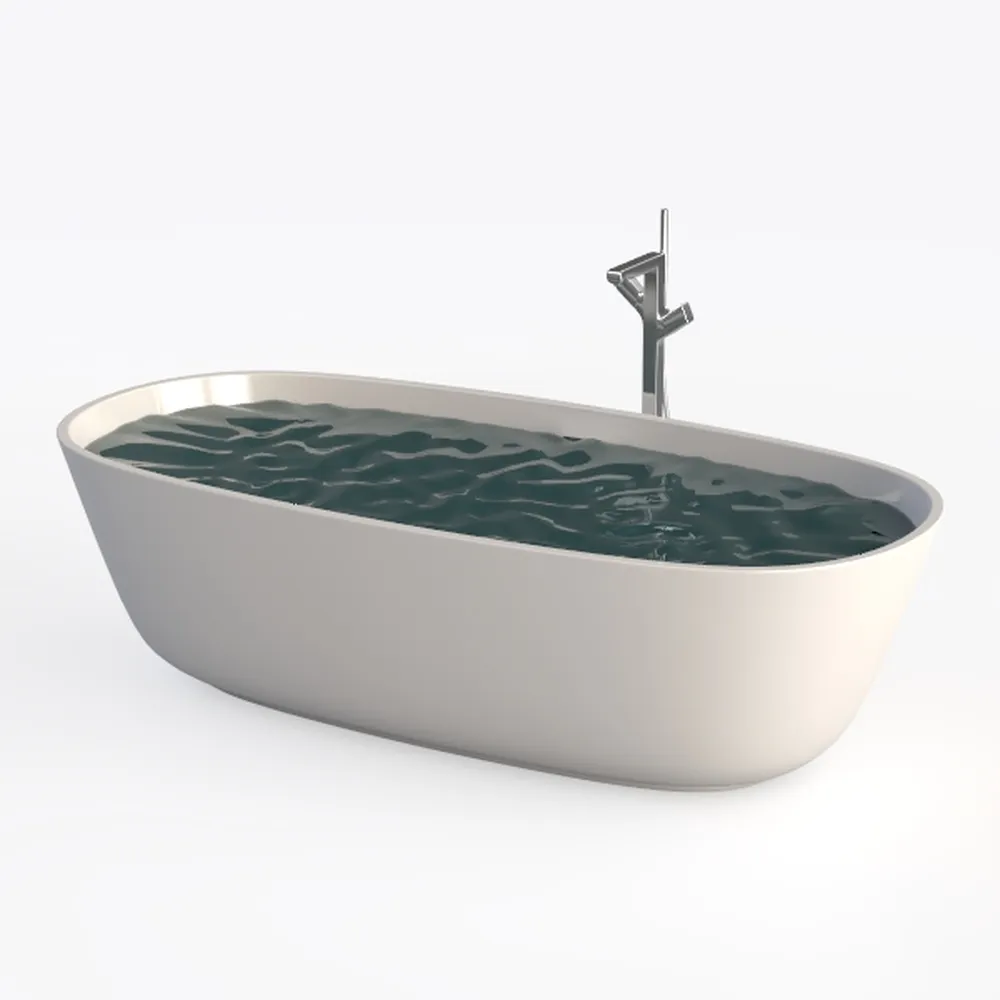 WOODBRIDGE 72" x 35-3/8" Whirlpool and Air Bath