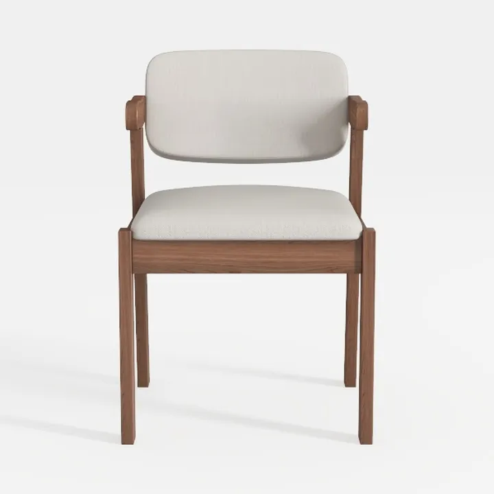 Wood Dining Chairs Set of 6, Mid Century Modern
