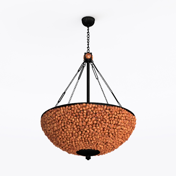 WERFACTORY Tiffany Ceiling Light Fixture Yellow