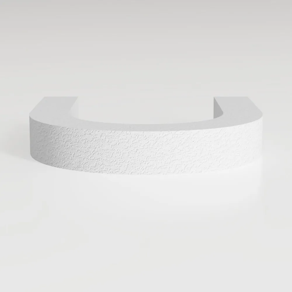 Modernist Home Oval Tulip Vases, Set of 2, Clear