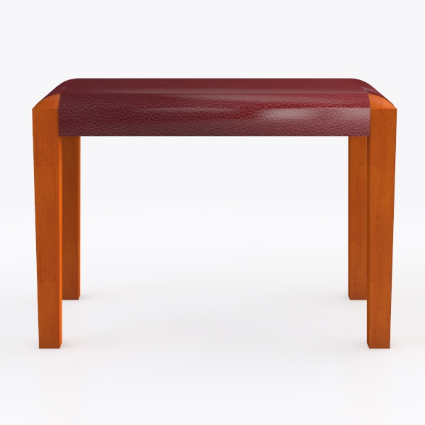 Coffee PU Leather Piano Bench Solid Wood Padded Do