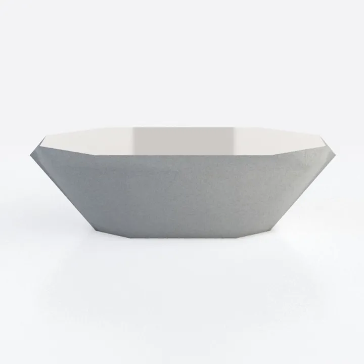 UPHA 28-inch Modern Outdoor Concrete Coffee Table