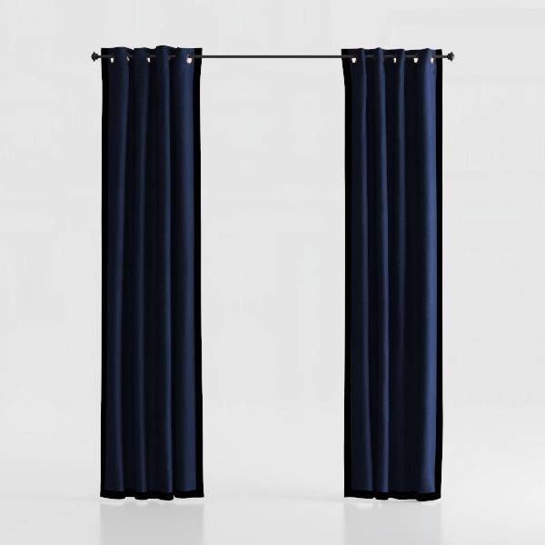 CUCRAF Navy Blue Blackout Curtains 84 inch Length