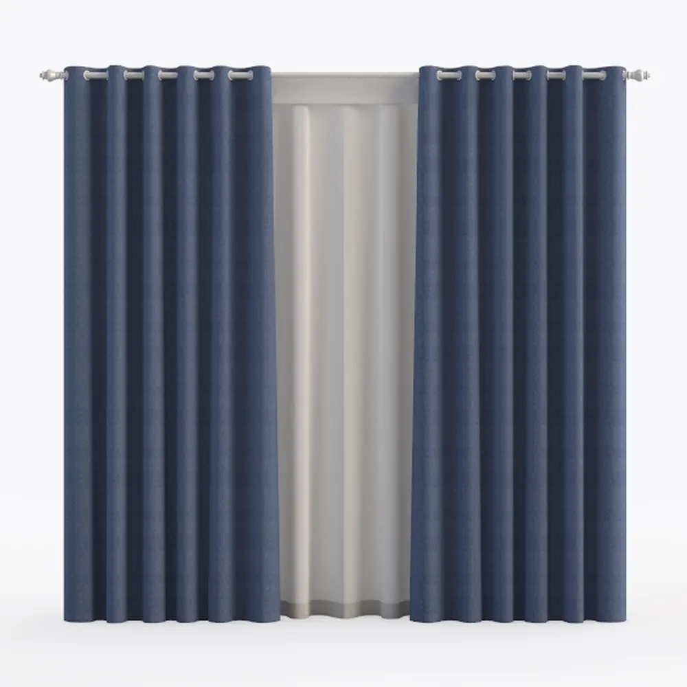 ChrisDowa Grommet Blackout Curtains for Bedroom 