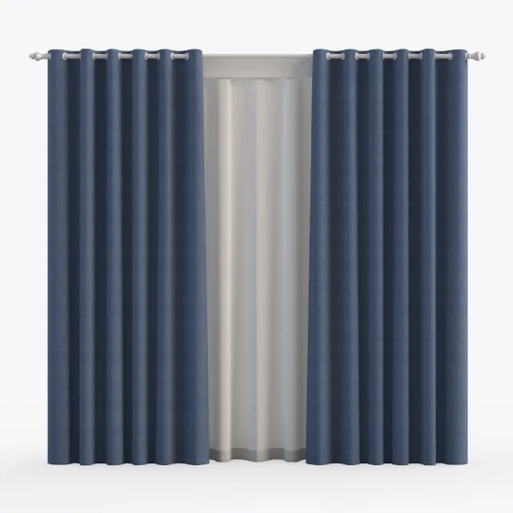 ChrisDowa Grommet Blackout Curtains for Bedroom 