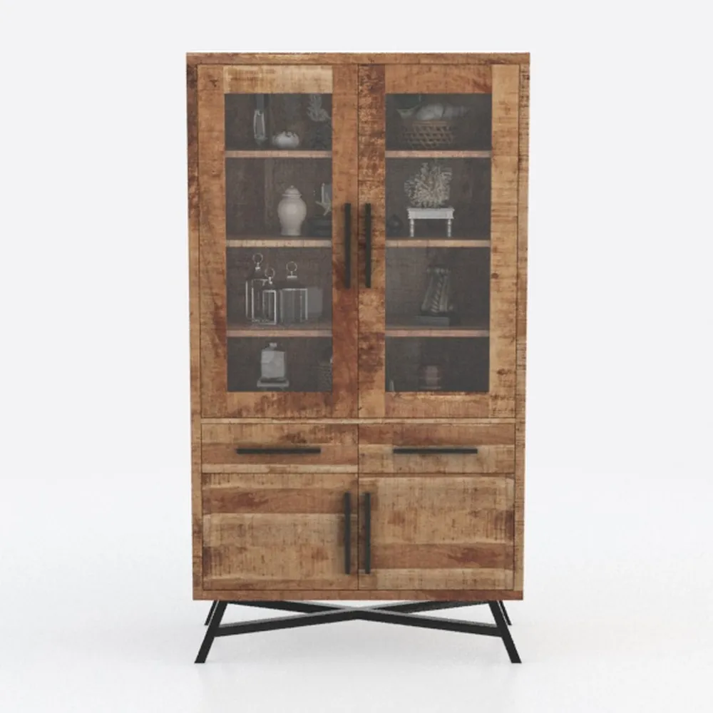 Iwell Storage Cabinet with 2 Drawers & Adjustable