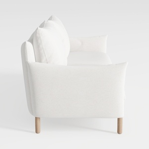 Barrel Accent Chair with Back Pillow, Large Teddy