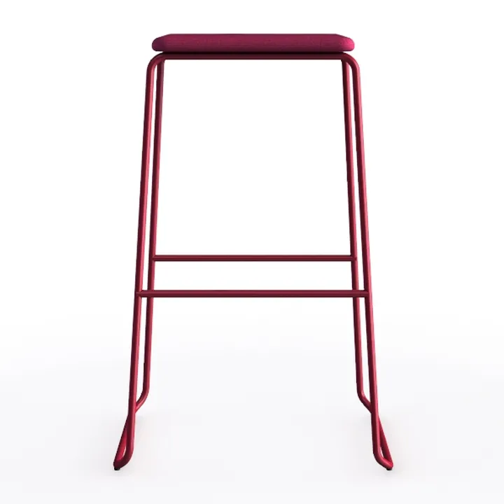 Livorno 29.9 in. Open Back Red and Bronze Wood Fra