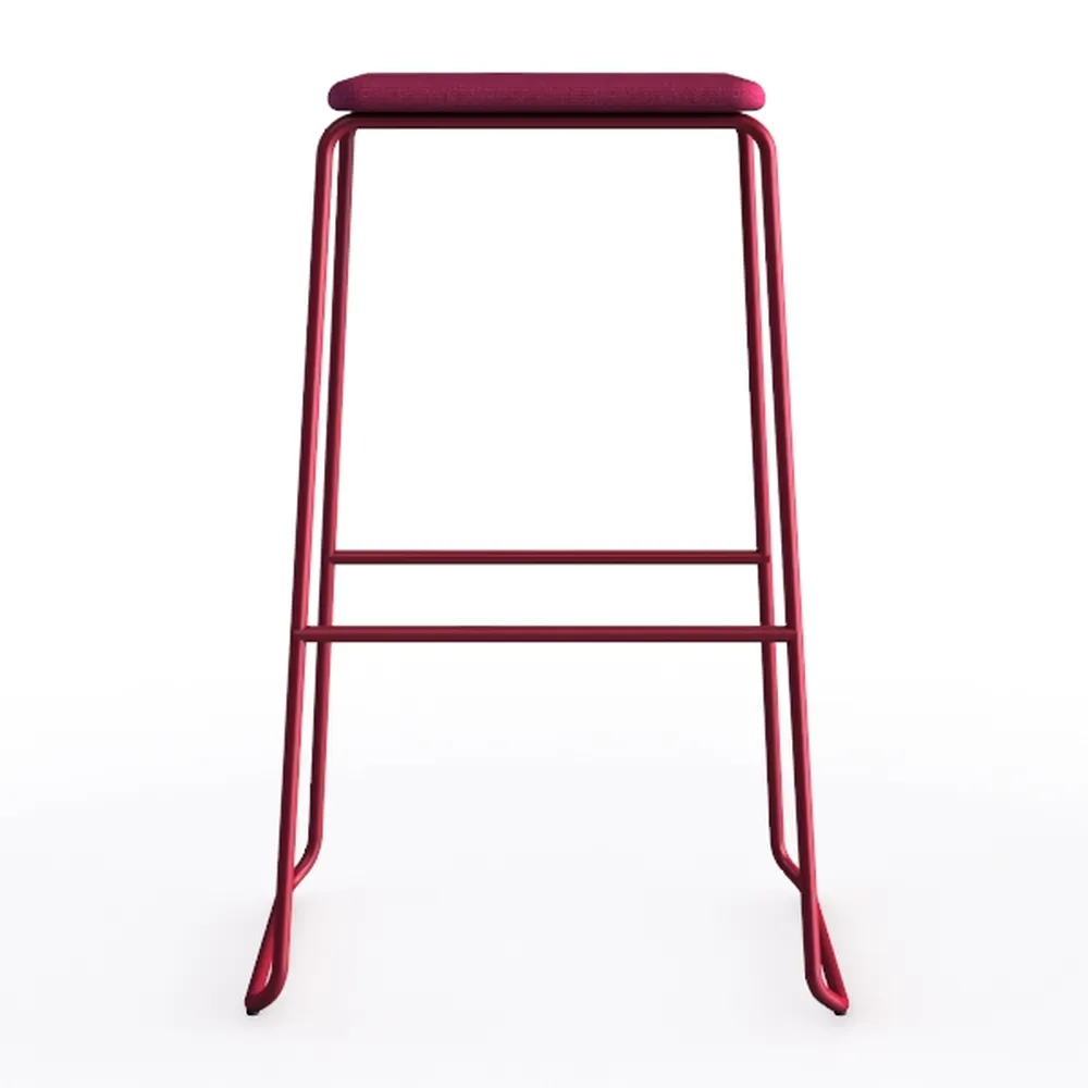 Livorno 29.9 in. Open Back Red and Bronze Wood Fra