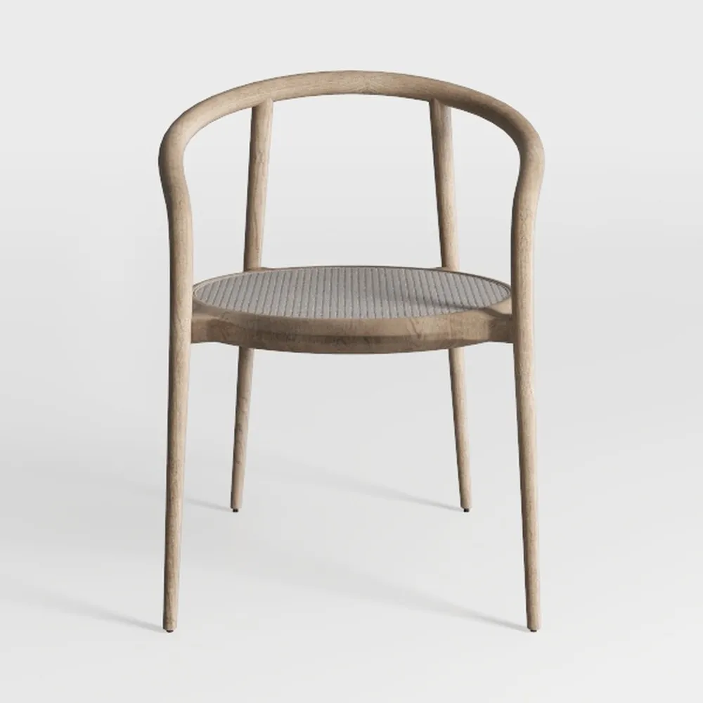 PURPLE LEAF 2 Pieces Outdoor Dining Chairs All