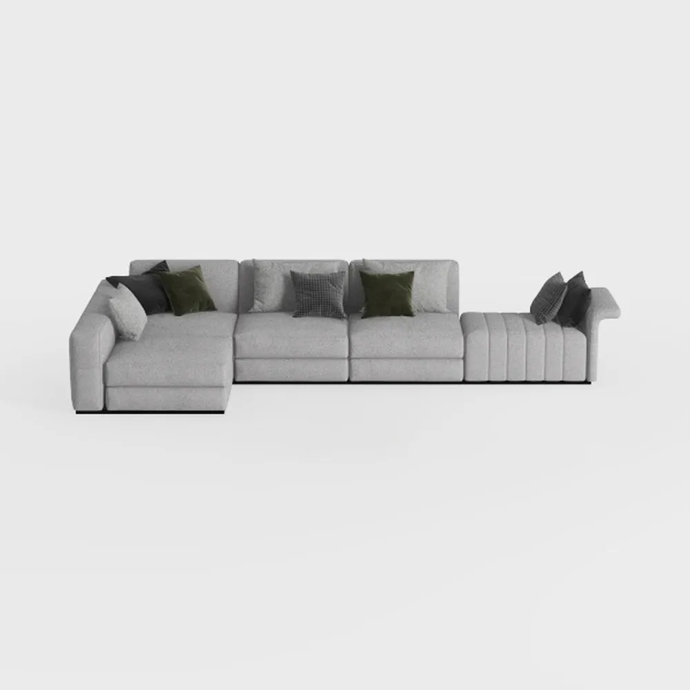 Convertible Sectional Sofa Couch, 103" L Shaped Co