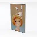 painting-Bunny Adventure Left 45 Degree View