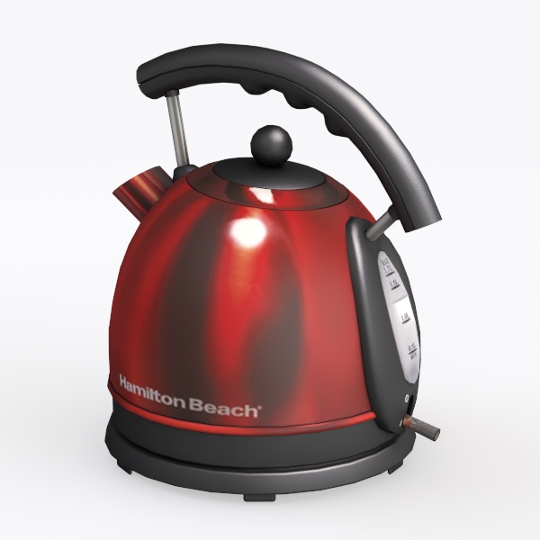 Hamilton Beach Stainless Steel Dome Style Kettle - Red