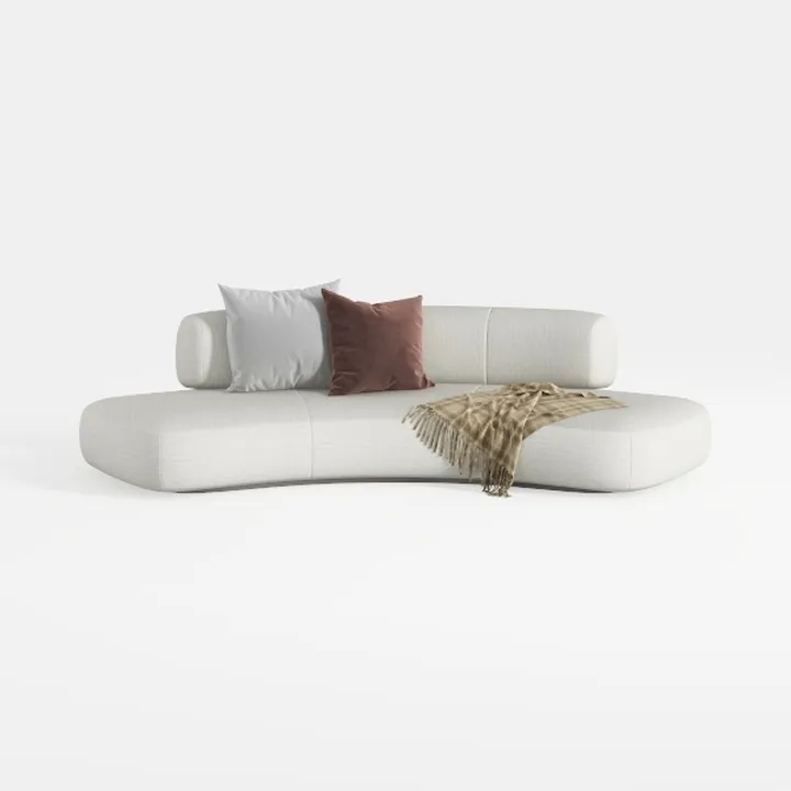 Modern Sectional Sofa Set with Coffee Table