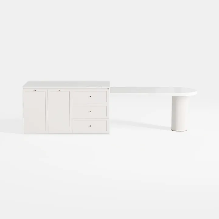 Casabianca Furniture NEST High Gloss White Lacquer