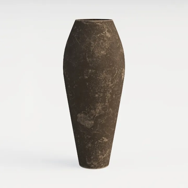 Large Rustic Ceramic Floor Vases,11.8Inch