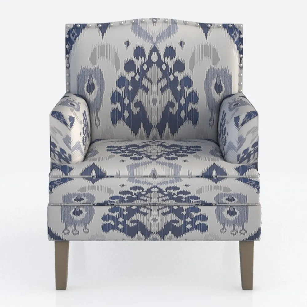 Wingback Accent Chair Floral for Living Room Comfy