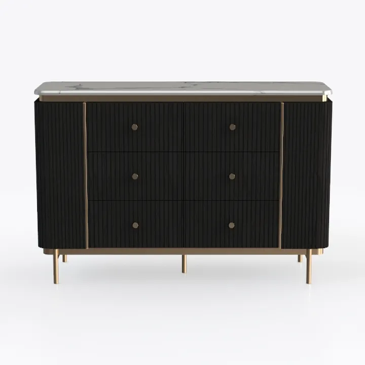 Real Relax Fluted Sideboard Cabinet, Modern