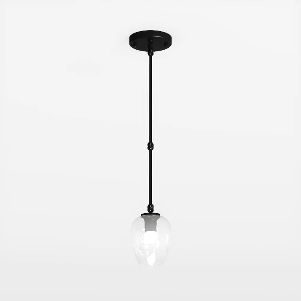 Black Pendant Lights Kitchen Island 3 Pack, 11.8" 