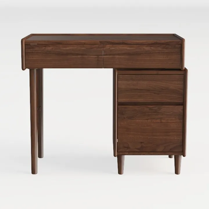 Baxton Studio Sharon Mid-Century Modern Walnut Bro