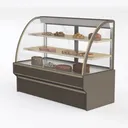 bread shelf-Bakery Free Left 45 Degree View