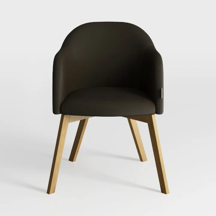 CHERS Mid-Century Modern Accent Chair, Upholstered