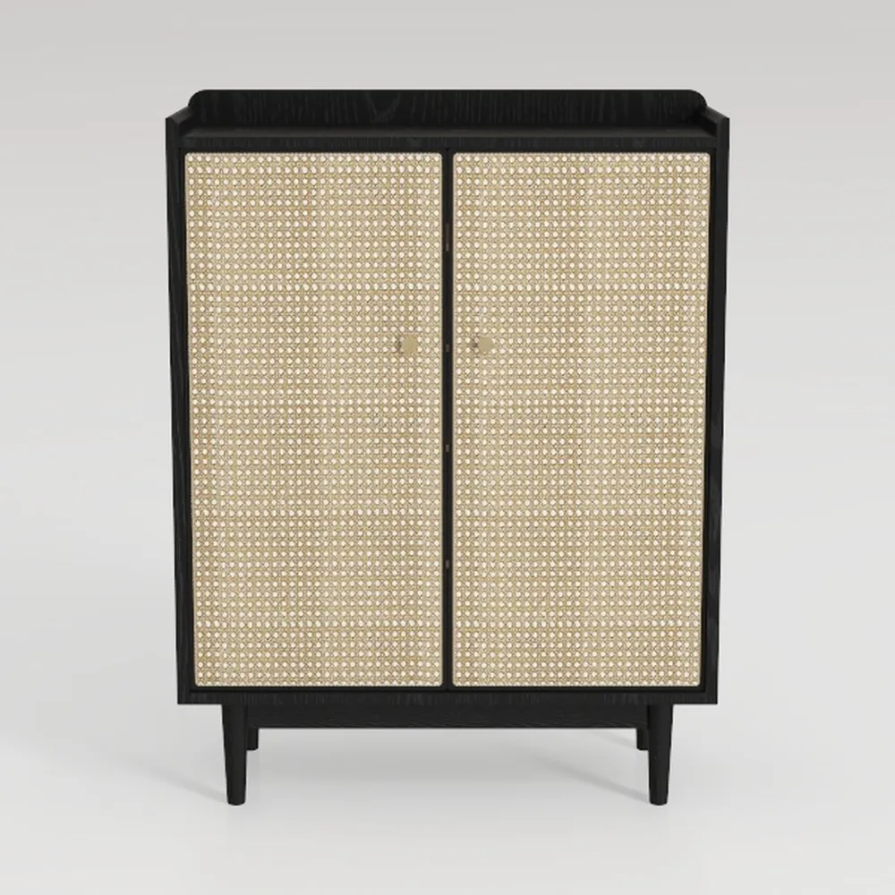 Panana Buffet Cabinet Sideboard with Rattan