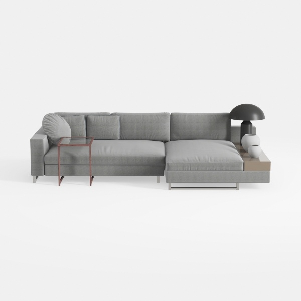 Sectional Corner Sofa L-Shape Couch Space Saving 