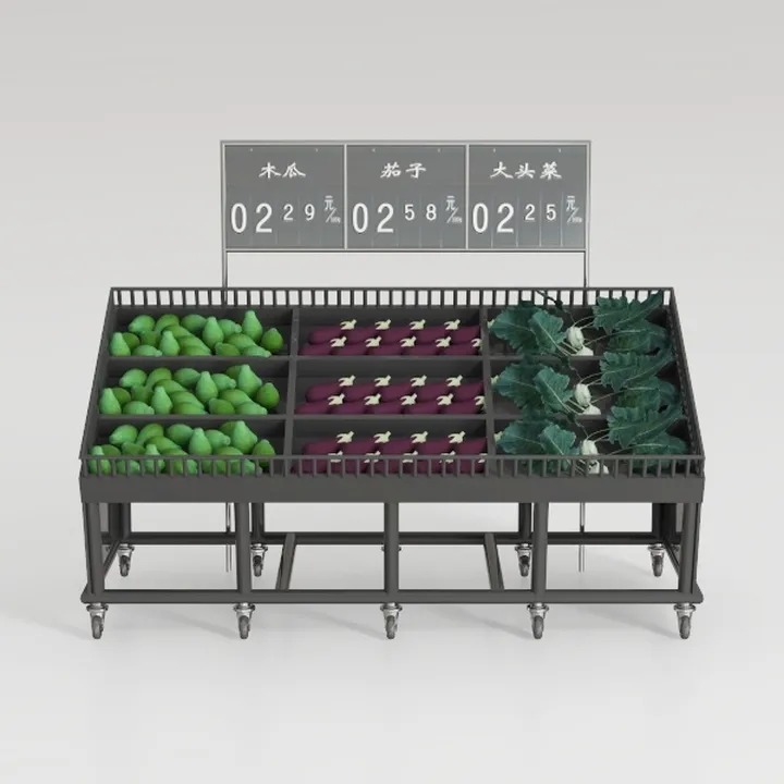 vegetable stand-Supermarket