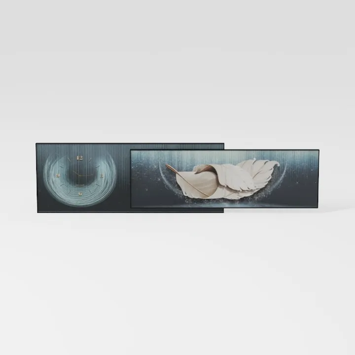Large Framed Canvas Wall Art - Abstract Modern Art