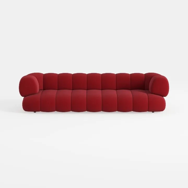 149.6IN Modern Curved Sofa - Living Room Couch