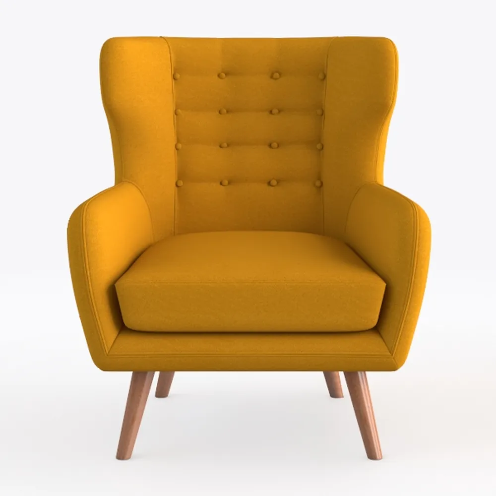 Accent Chair Button-Tufted Upholstered Living Room