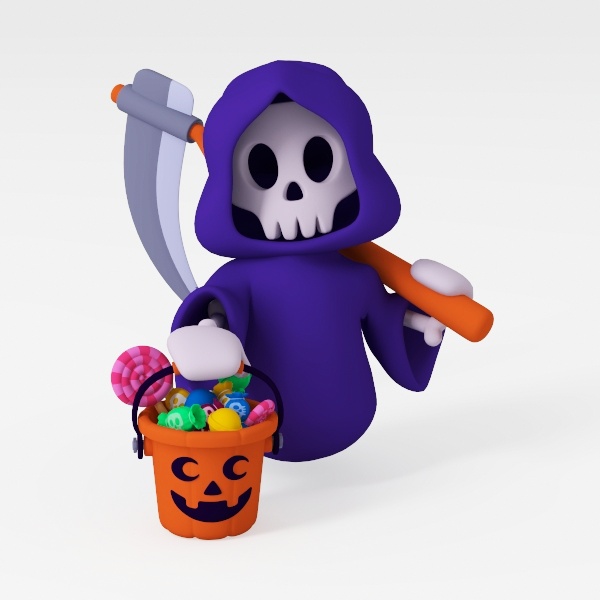 grim reaper tombstone-Halloween