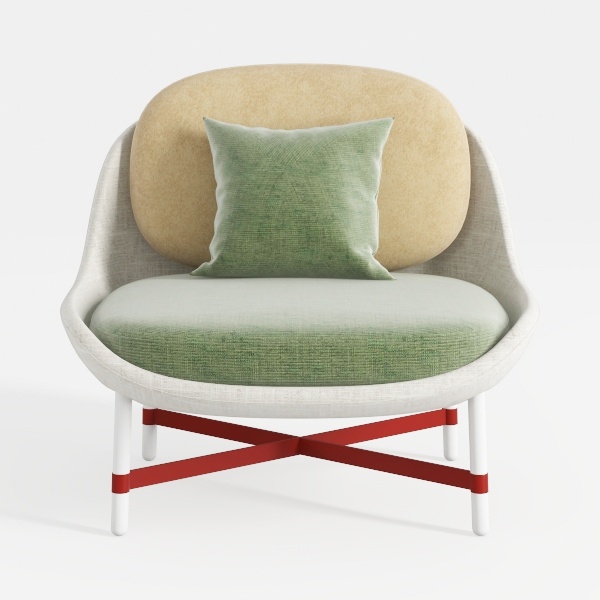 Frond and Form Outdoor Patio Deep Seating Green Po