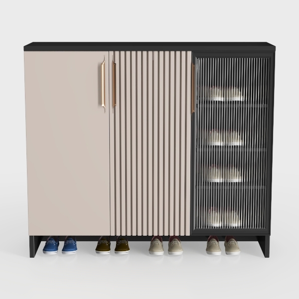 47&quot; Fluted Sideboard Cabinet with 2 Doors and