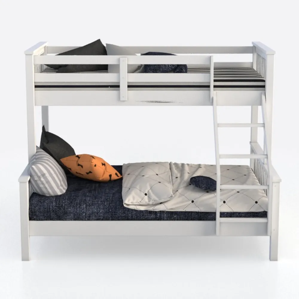 Karl home Bunk Bed Twin Over Twin Metal Bunk Bed w