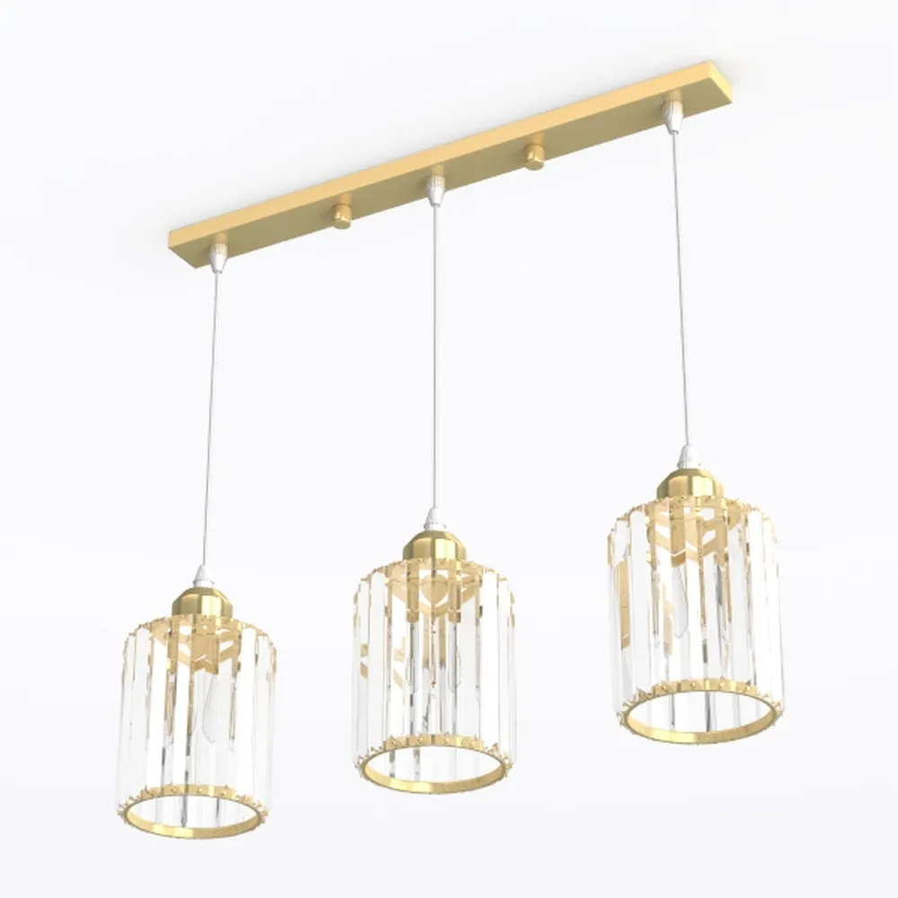 2025 Upgraded K9 Crystal Semi Flush Mount Ceiling