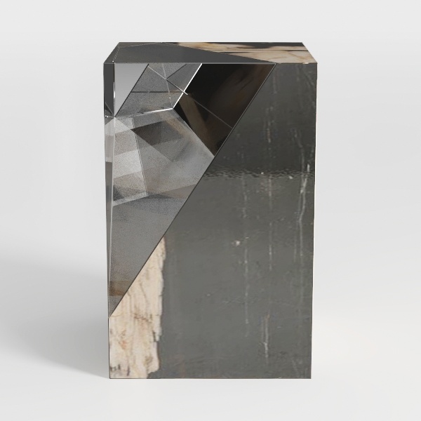 side table-Marble Majesty