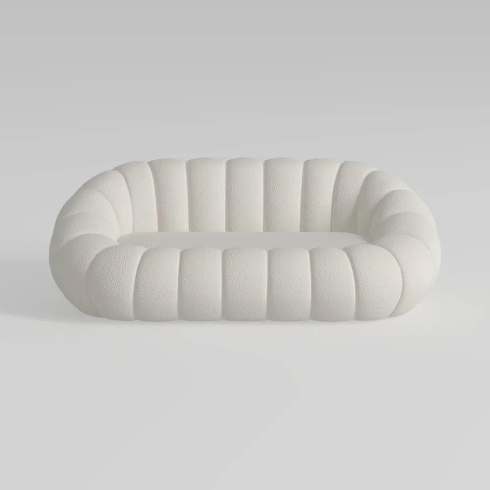 110.2IN Curved Sectional Sofá for Living Room